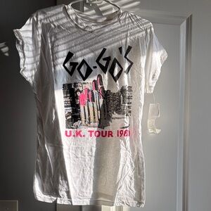 White Go-Go’s Graphic T-Shirt